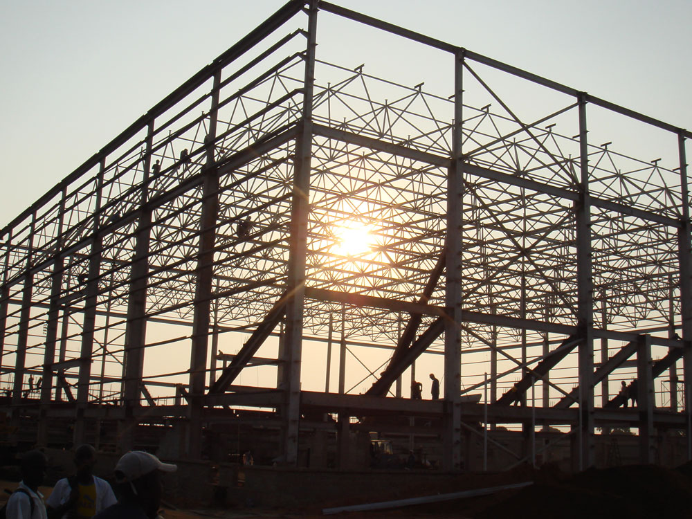 安哥拉卡宾达篮球馆钢构工程
